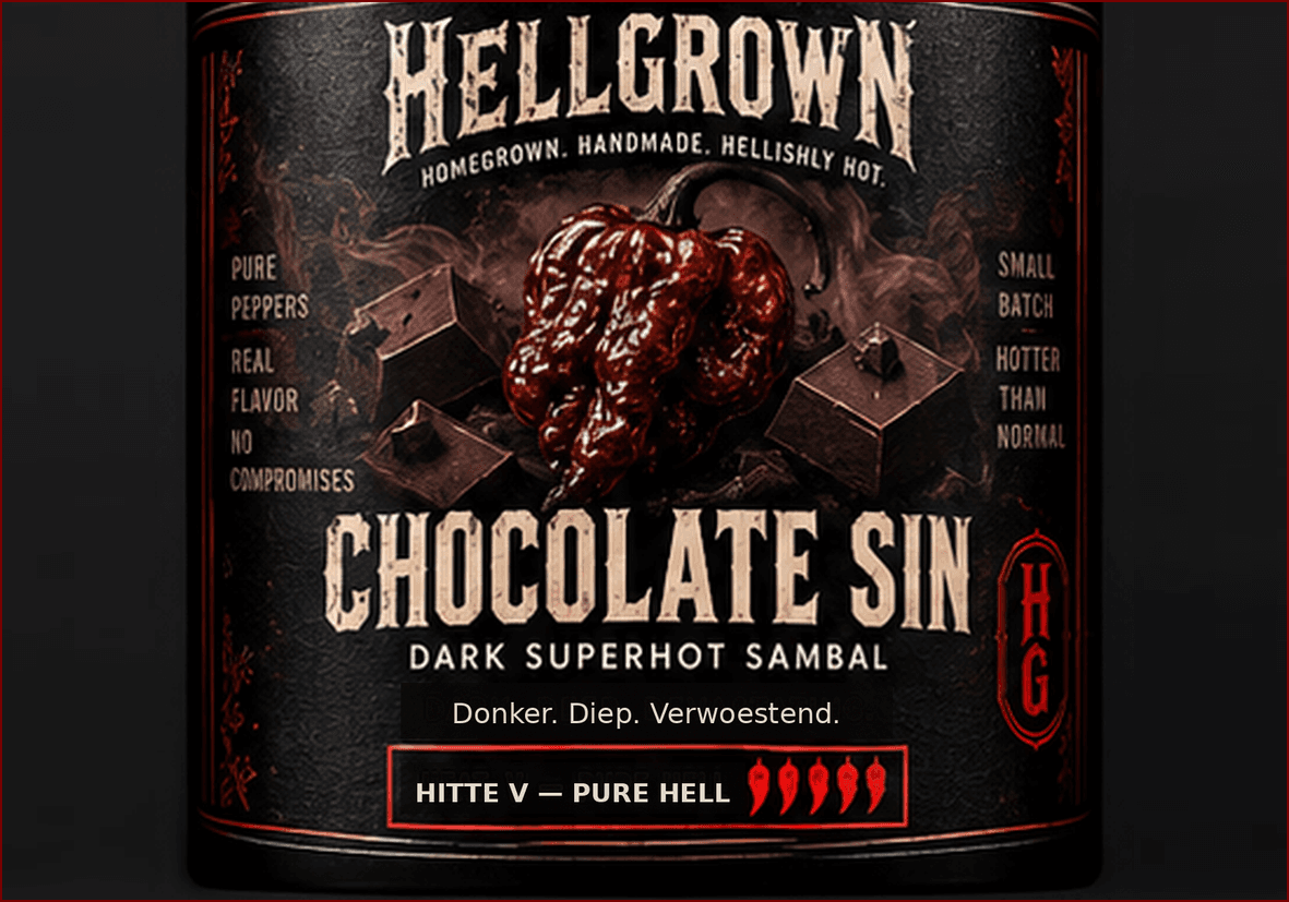 CHOCOLATE SIN etiket