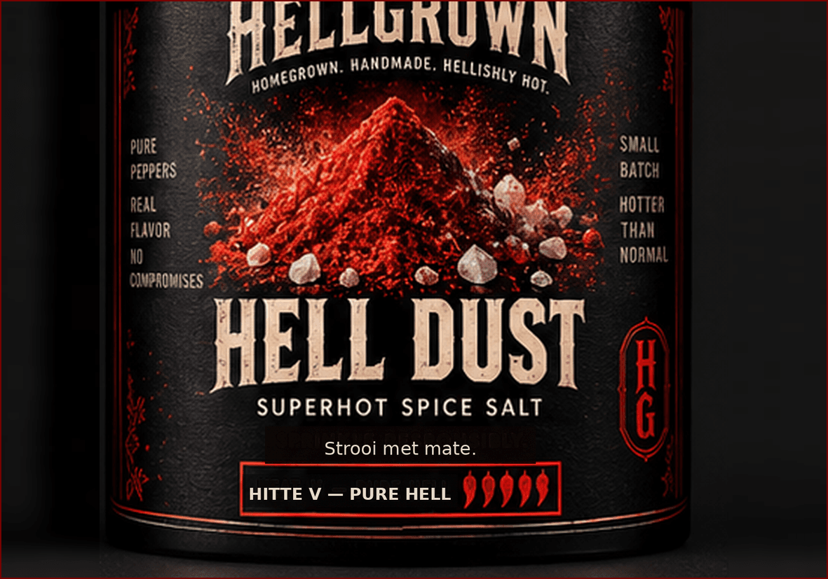 HELL DUST etiket
