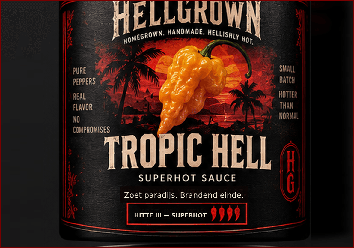 TROPIC HELL etiket